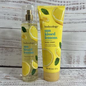 Bodycology Shea Butter Sun Kissed Lemons 8 oz Body Cream and 8 oz Fragrance Mist